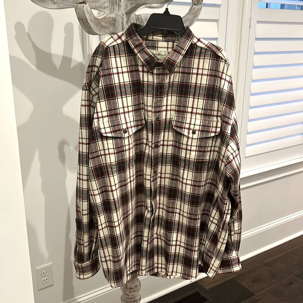 Men's 2XL Eddie Bauer Cotton/Flannel shirt